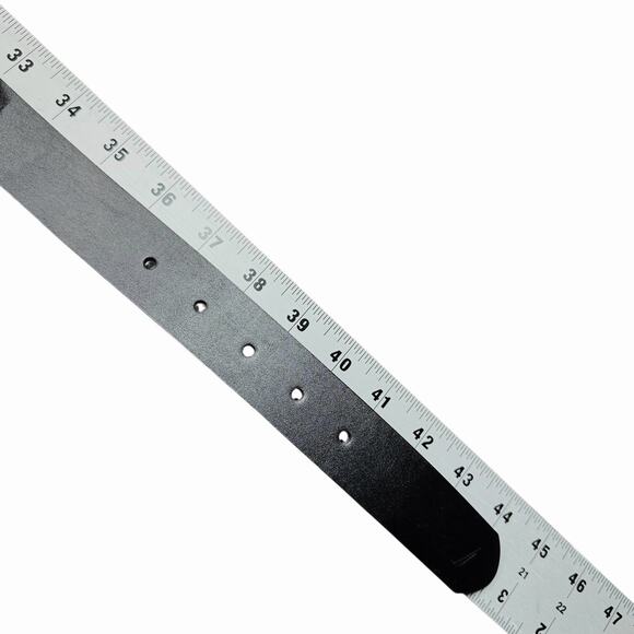 Nautica Mens Dress Belt Black Coated Leather Belt Sz 38 / 95 - Picture 3 of 6